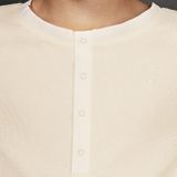Gray Label AW19 Henley Spodné prádlo - tričko s dlhým rukávom krémové