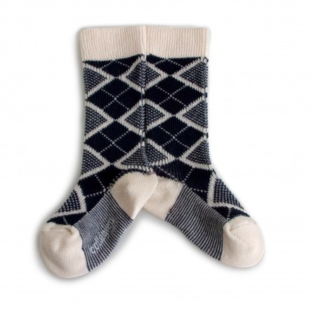 Collegién Ponožky Heritage 70 Modro-Krémové