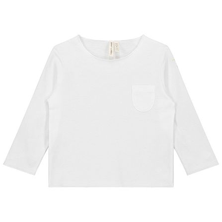 Gray Label AW17 Tričko s vreckom Biele