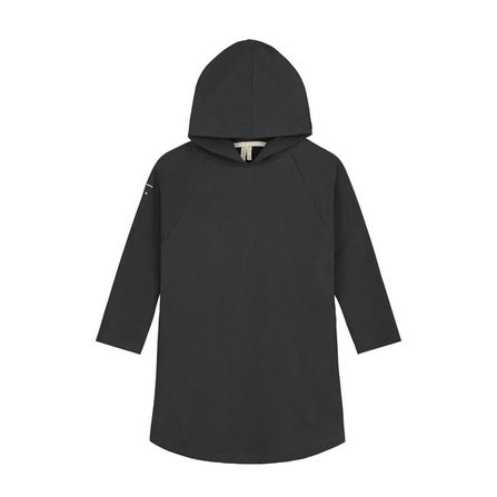 Gray Label AW20 Šaty s Kapucňou Takmer Čierne
